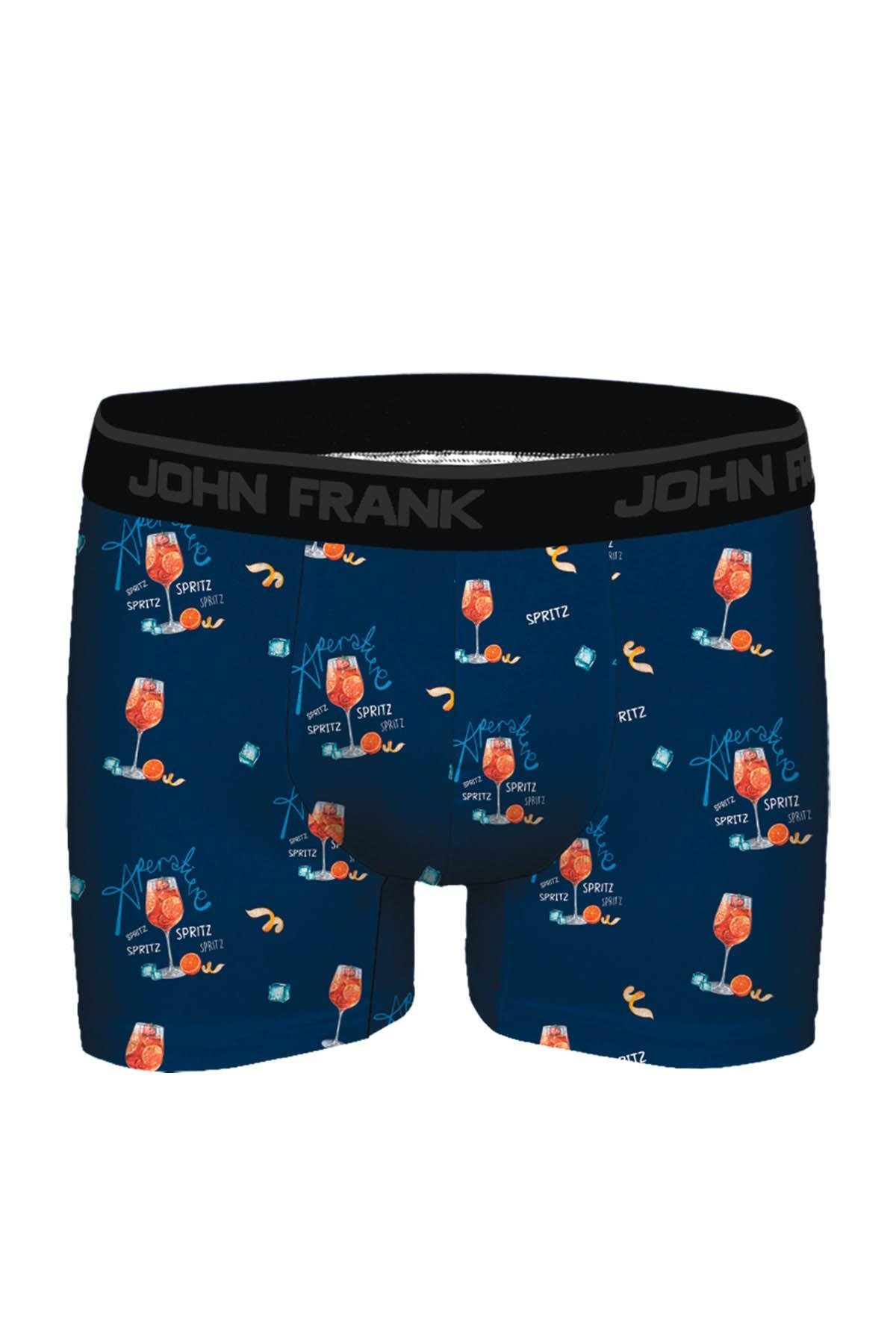JOHN FRANK DİJİTAL BASKILI MODAL BOXER MULTICOLOR