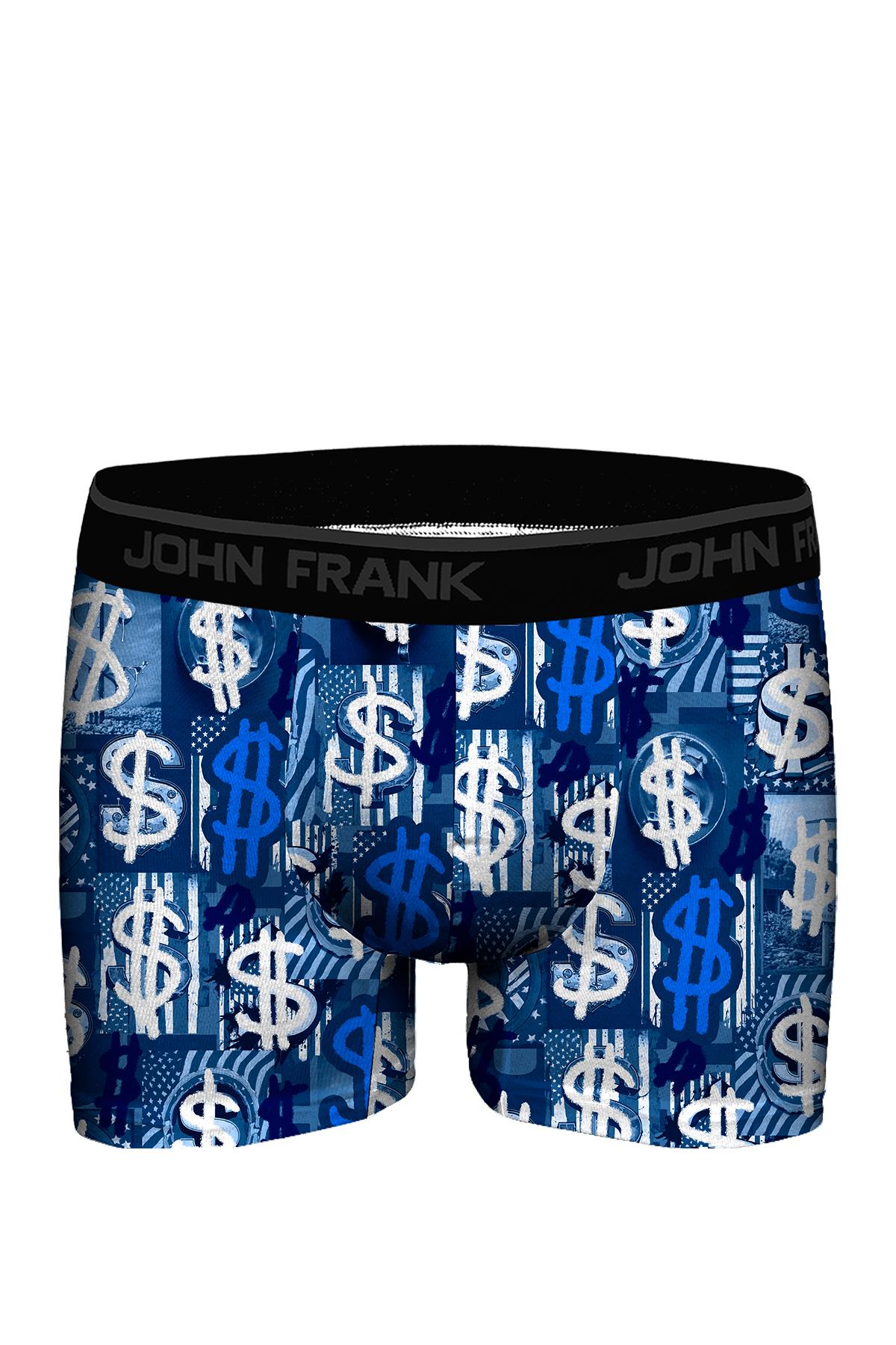 JOHN FRANK DİJİTAL BASKILI MODAL BOXER MULTICOLOR