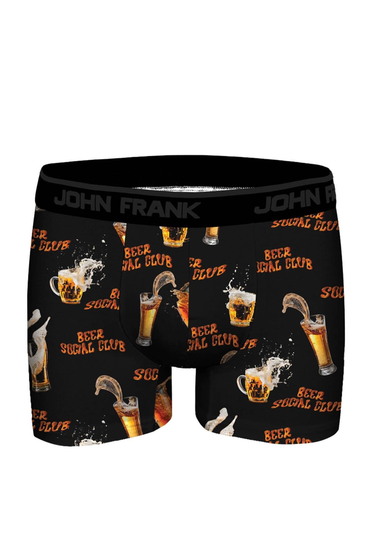 JOHN FRANK DİJİTAL BASKILI MODAL BOXER MULTICOLOR