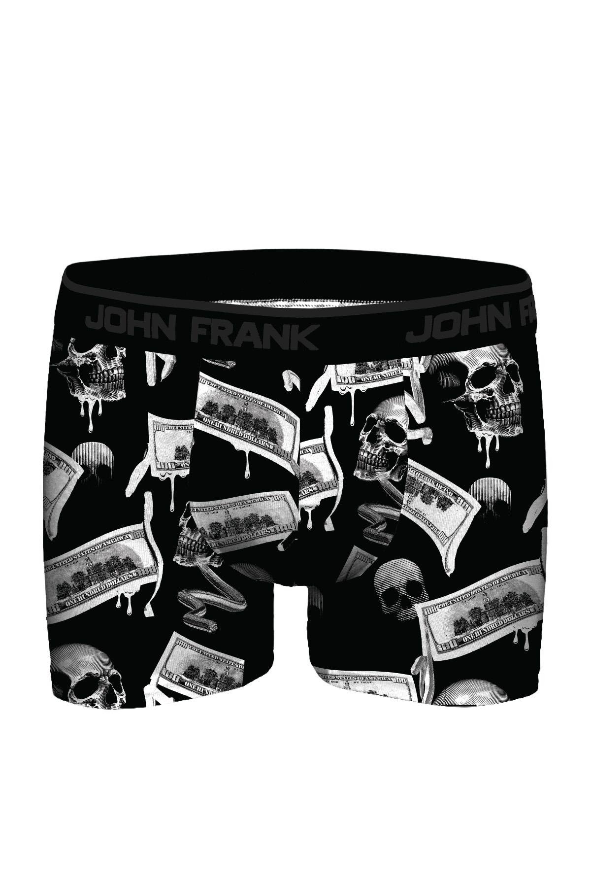 JOHN FRANK DİJİTAL BASKILI MODAL BOXER MULTICOLOR