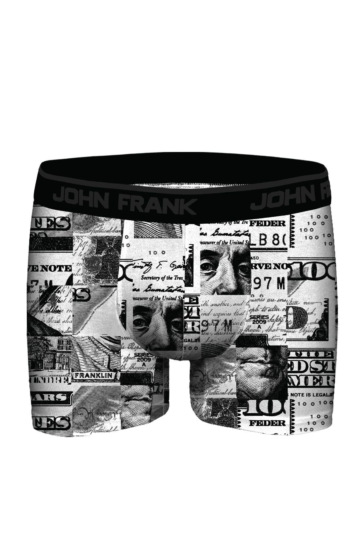 JOHN FRANK DİJİTAL BASKILI MODAL BOXER MULTICOLOR