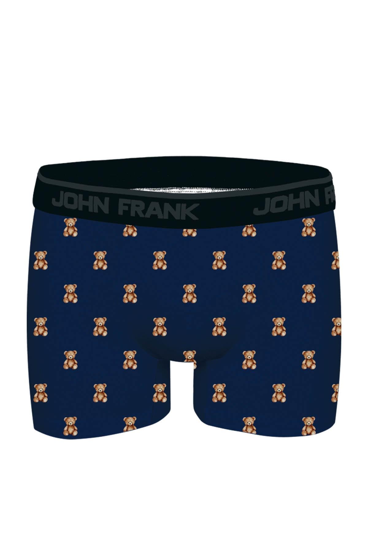 JOHN FRANK DİJİTAL BASKILI MODAL BOXER MULTICOLOR