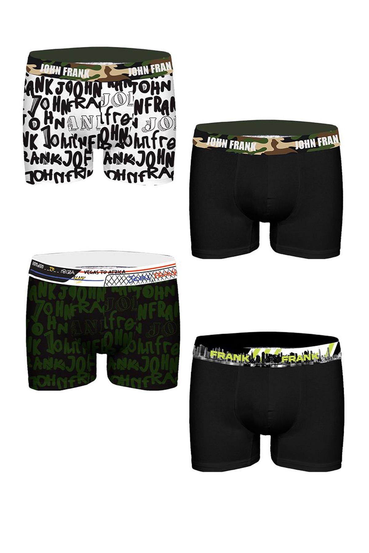 JOHN FRANK DÖRTLÜ MIX BOXER MULTICOLOR