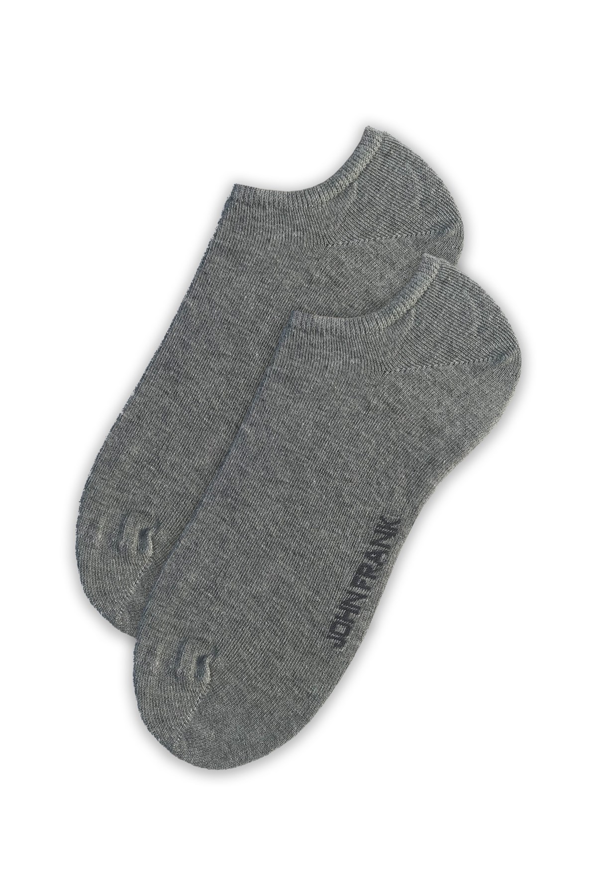 John Frank Gri Kısa Çorap