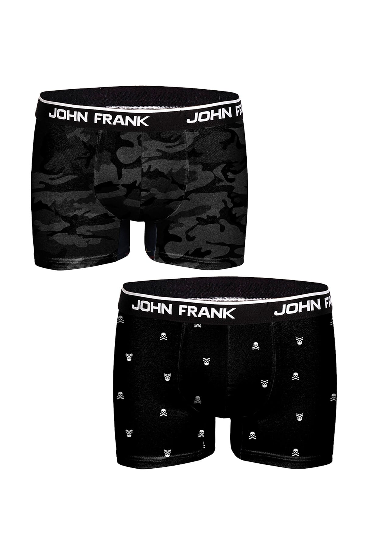 John Frank İkili Monochrome Boxer
