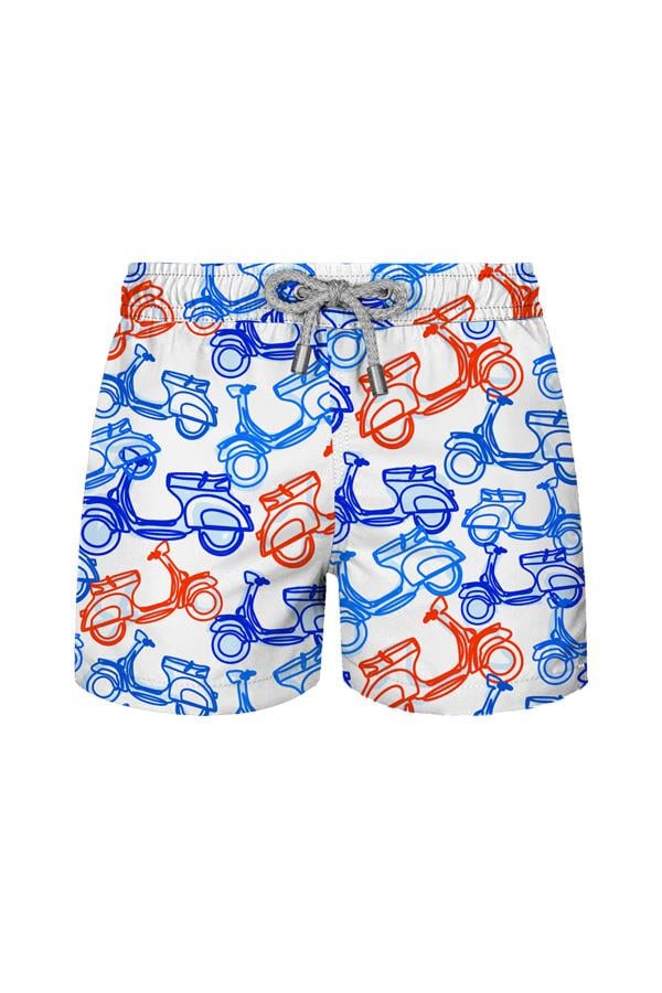 JOHN FRANK KİDS ALL OVER MAYO ŞORT BEYAZ