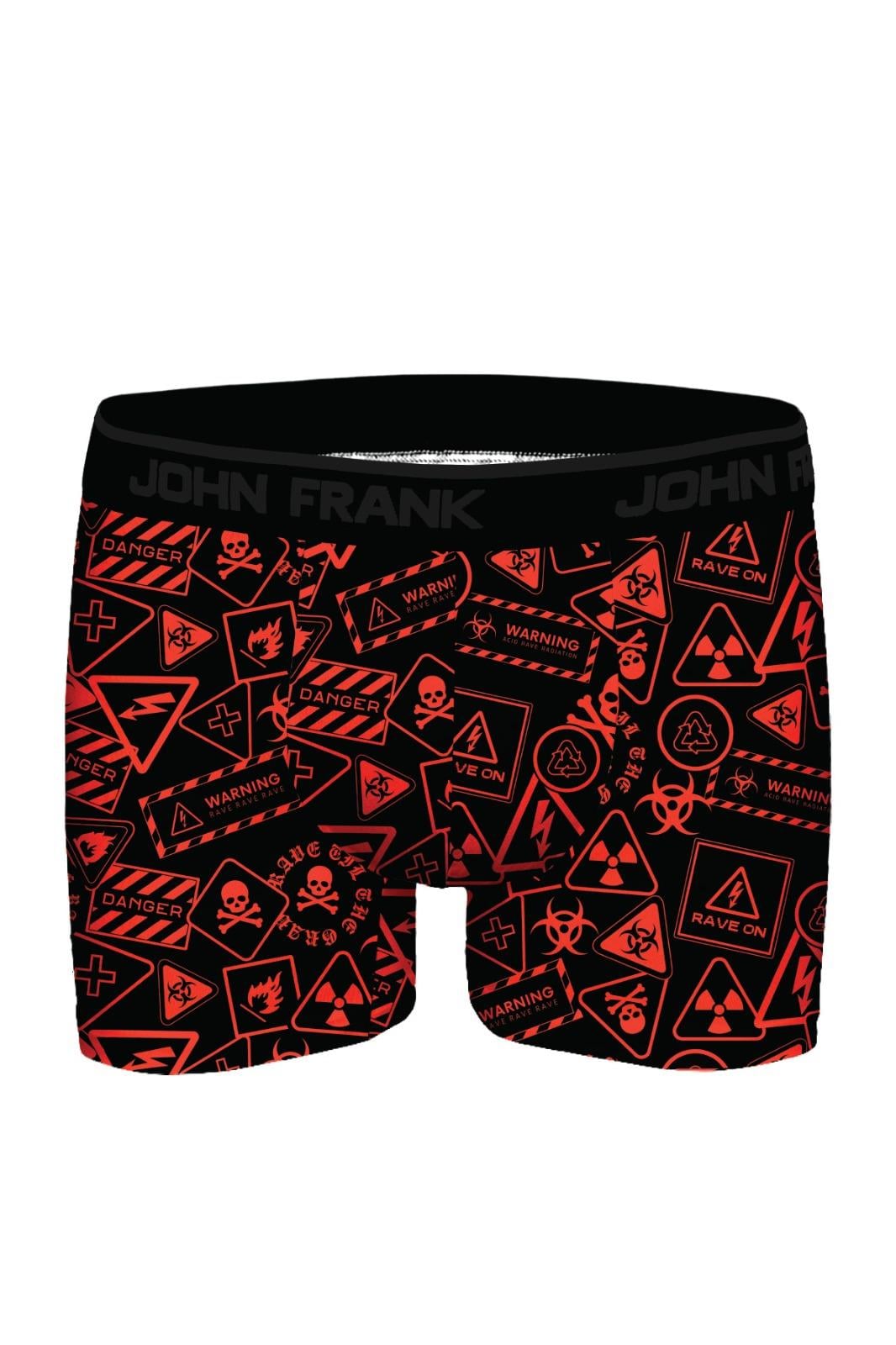 JOHN FRANK METALİK DİJİTAL BASKILI BOXER MULTICOLOR