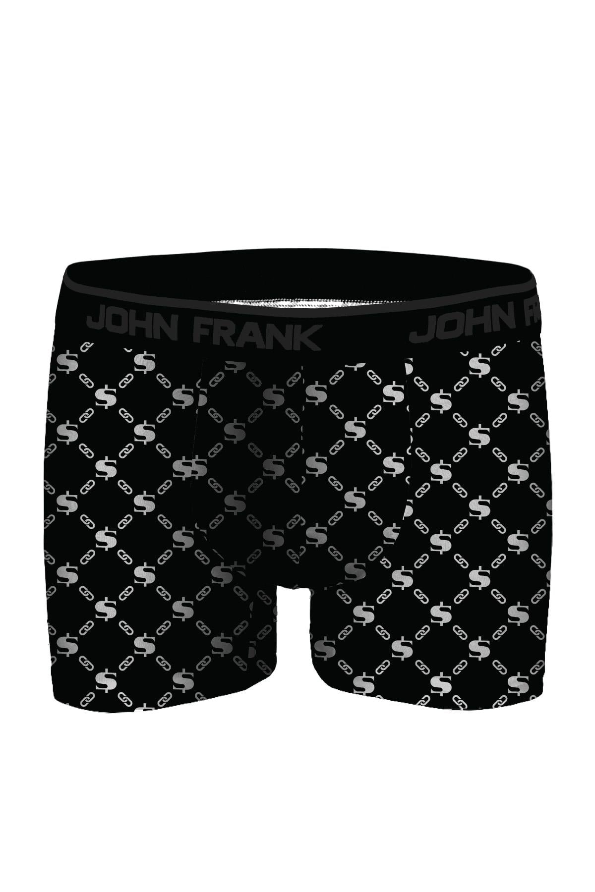 JOHN FRANK METALİK DİJİTAL BASKILI BOXER MULTICOLOR