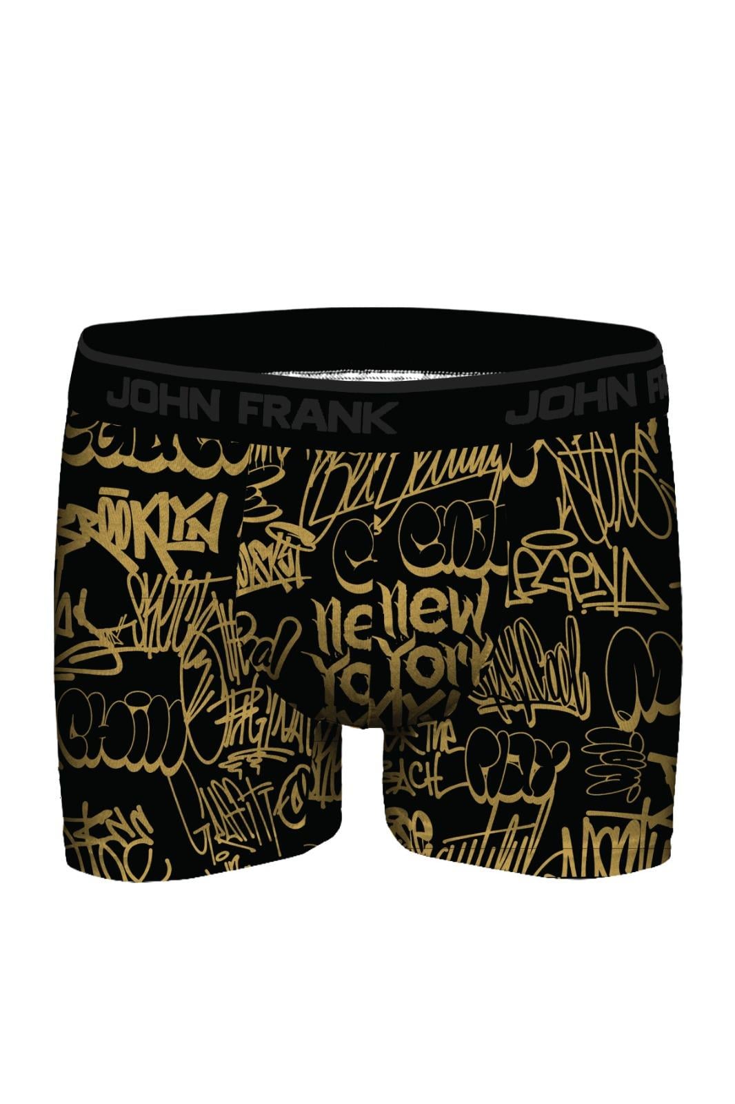 JOHN FRANK METALİK DİJİTAL BASKILI BOXER MULTICOLOR