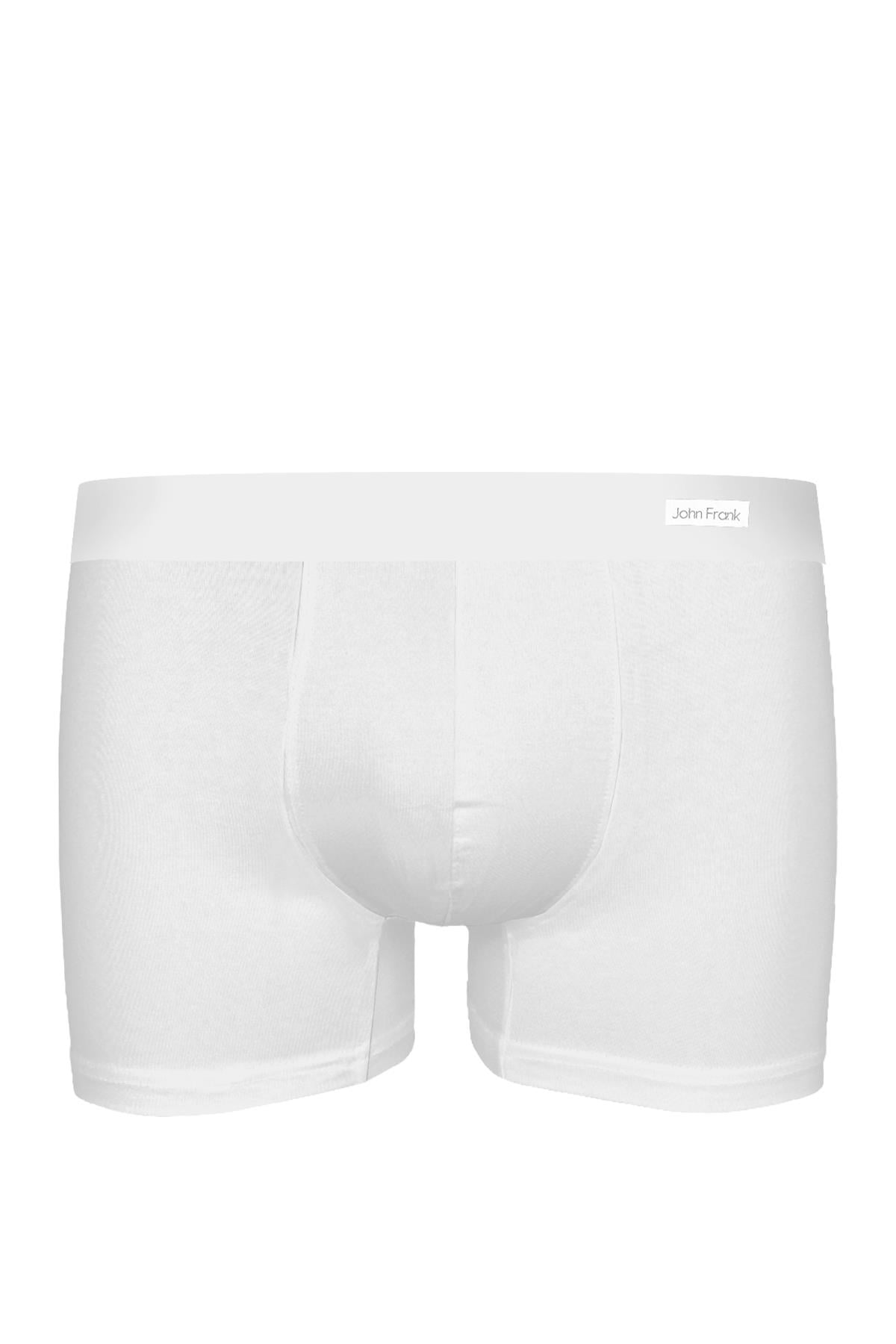 JOHN FRANK NATURAL HIDDEN MODAL BOXER BEYAZ