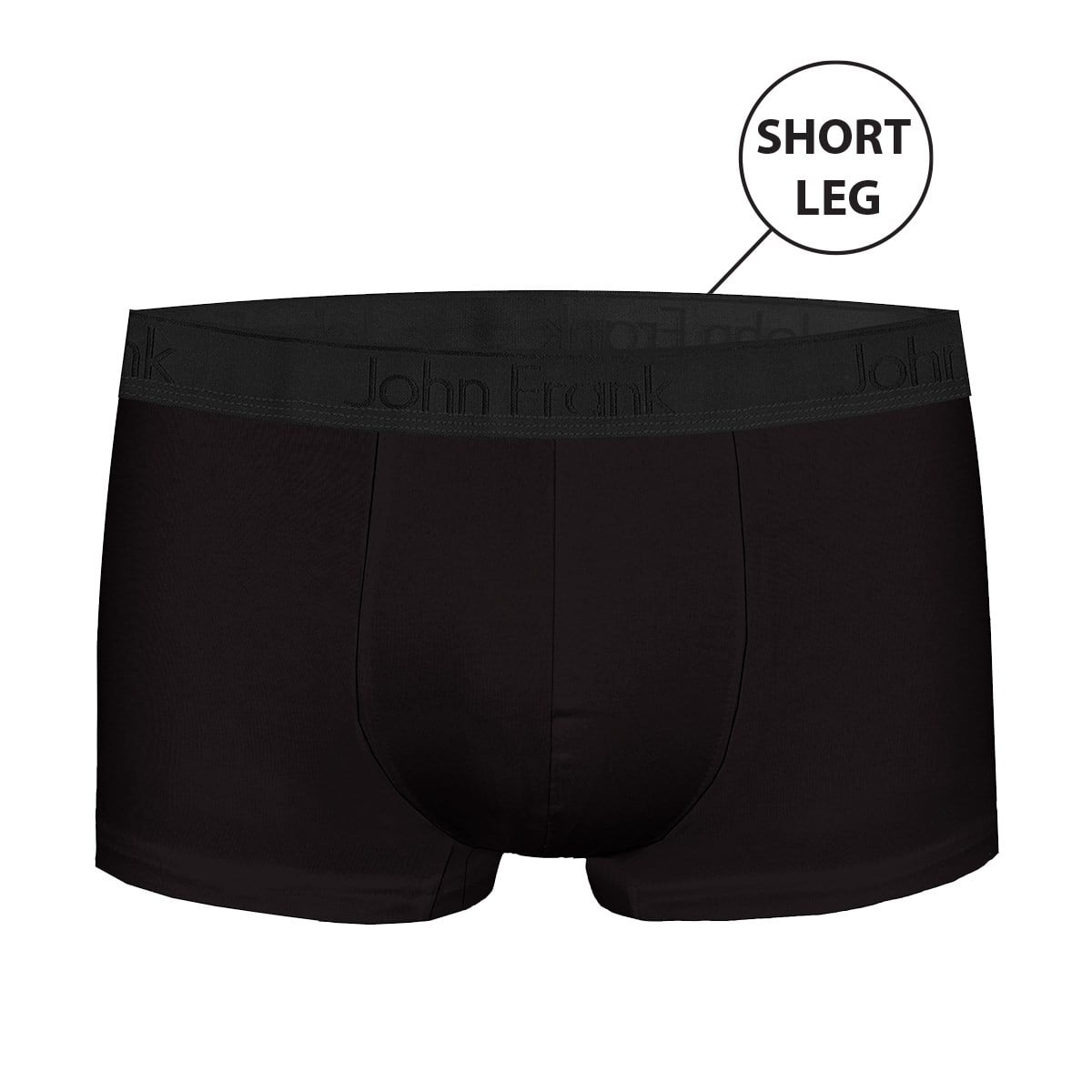 JOHN FRANK NATURAL MODAL SHORT BOXER SİYAH