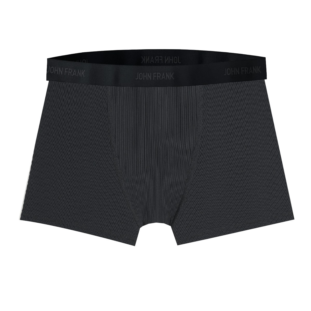 JOHN FRANK PAMUK MODAL 2X1 RIB BOXER SİYAH