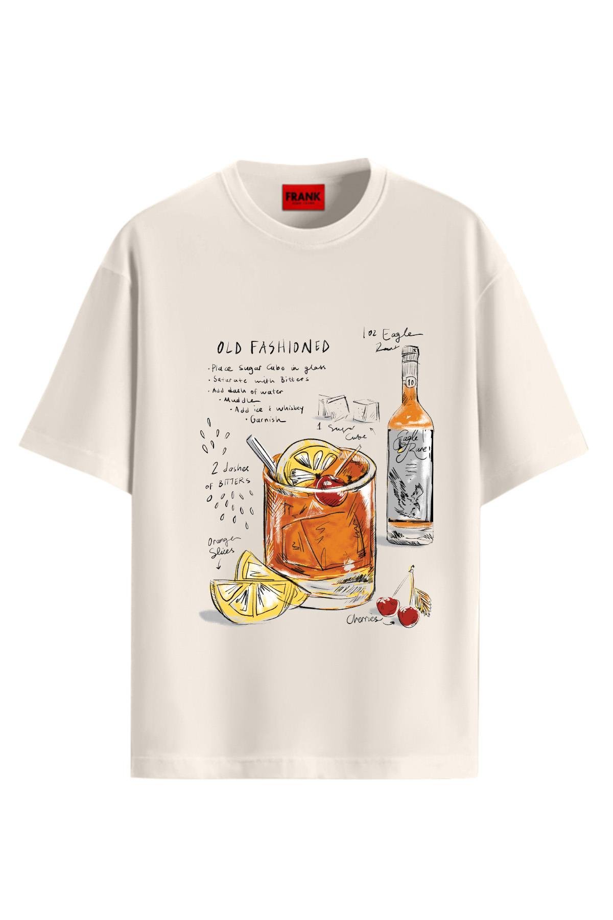 JOHN FRANK PRINTED T-SHIRT BEJ