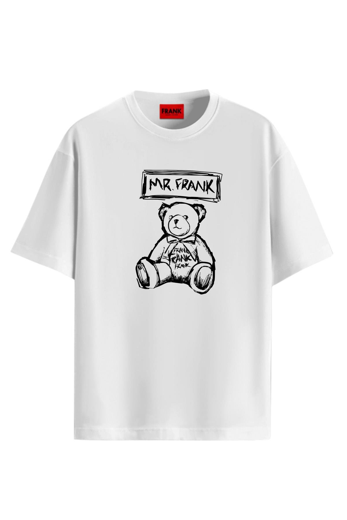 JOHN FRANK PRINTED T-SHIRT BEYAZ