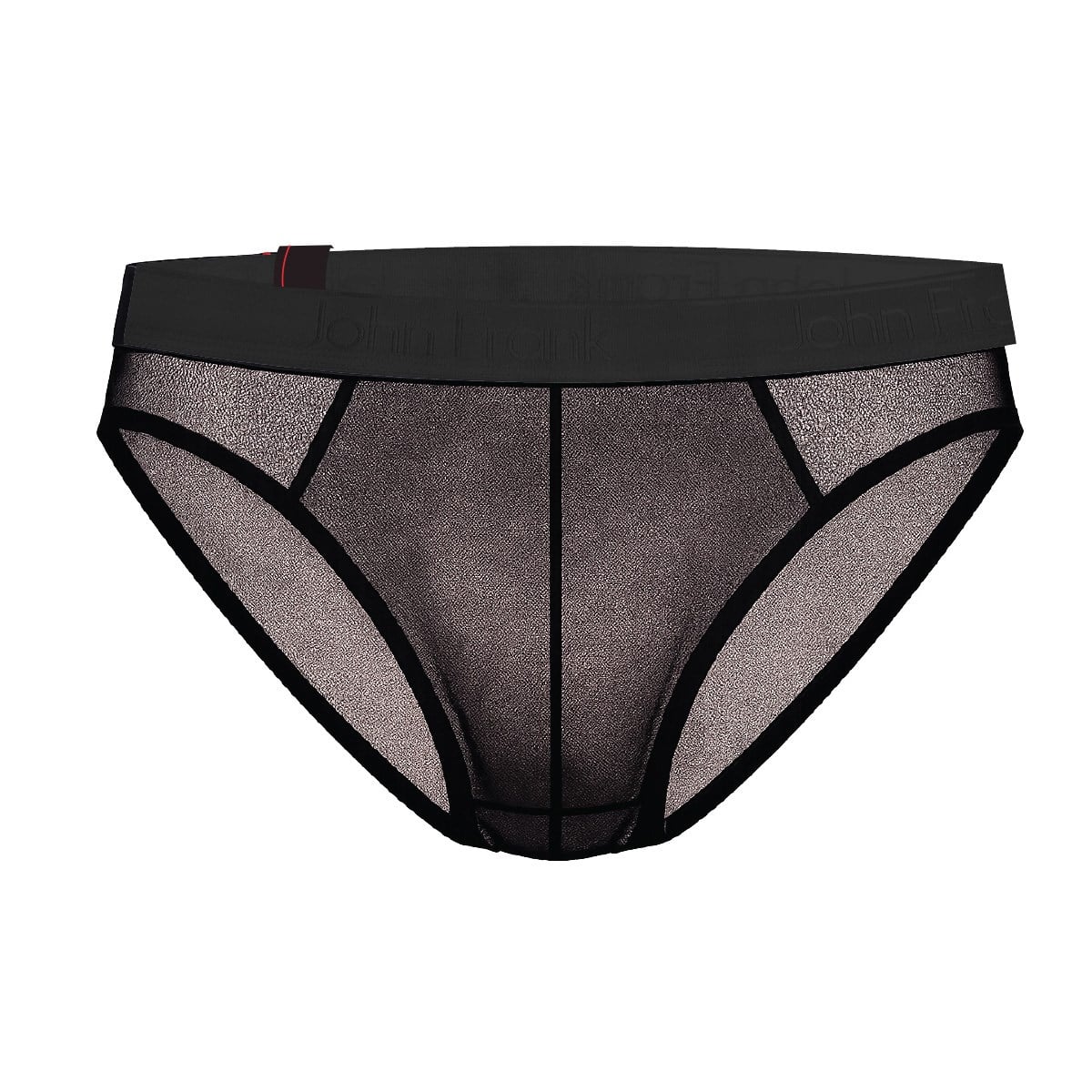 JOHN FRANK RED LINE TULLE BRIEF SİYAH