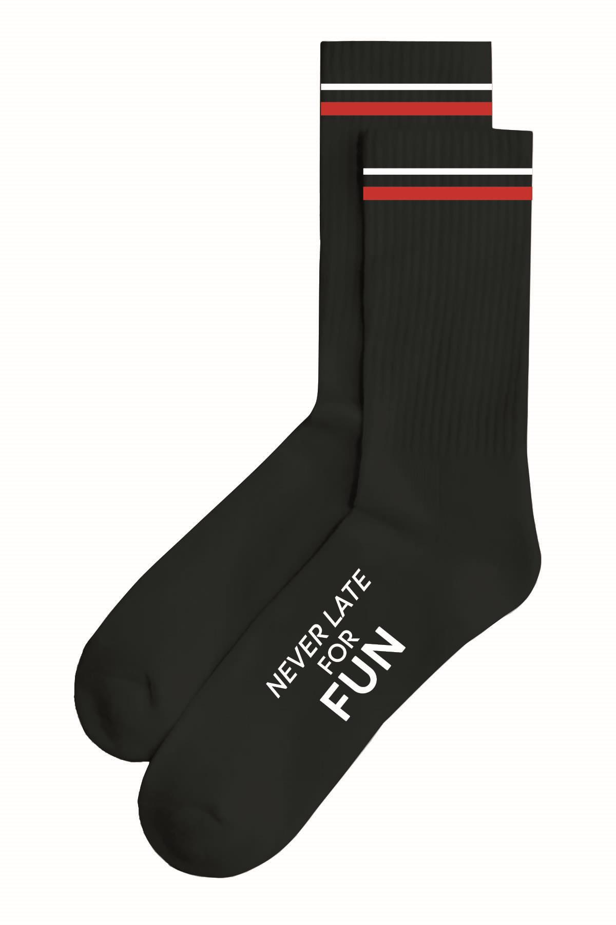 JOHN FRANK SPORT MODAL UZUN ÇORAP SİYAH