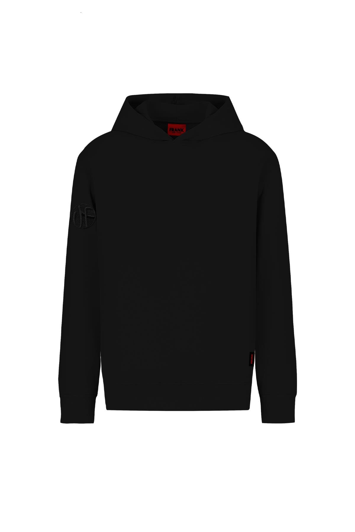 JOHN FRANK STUDIO HOODIE SWEATSHIRT SİYAH