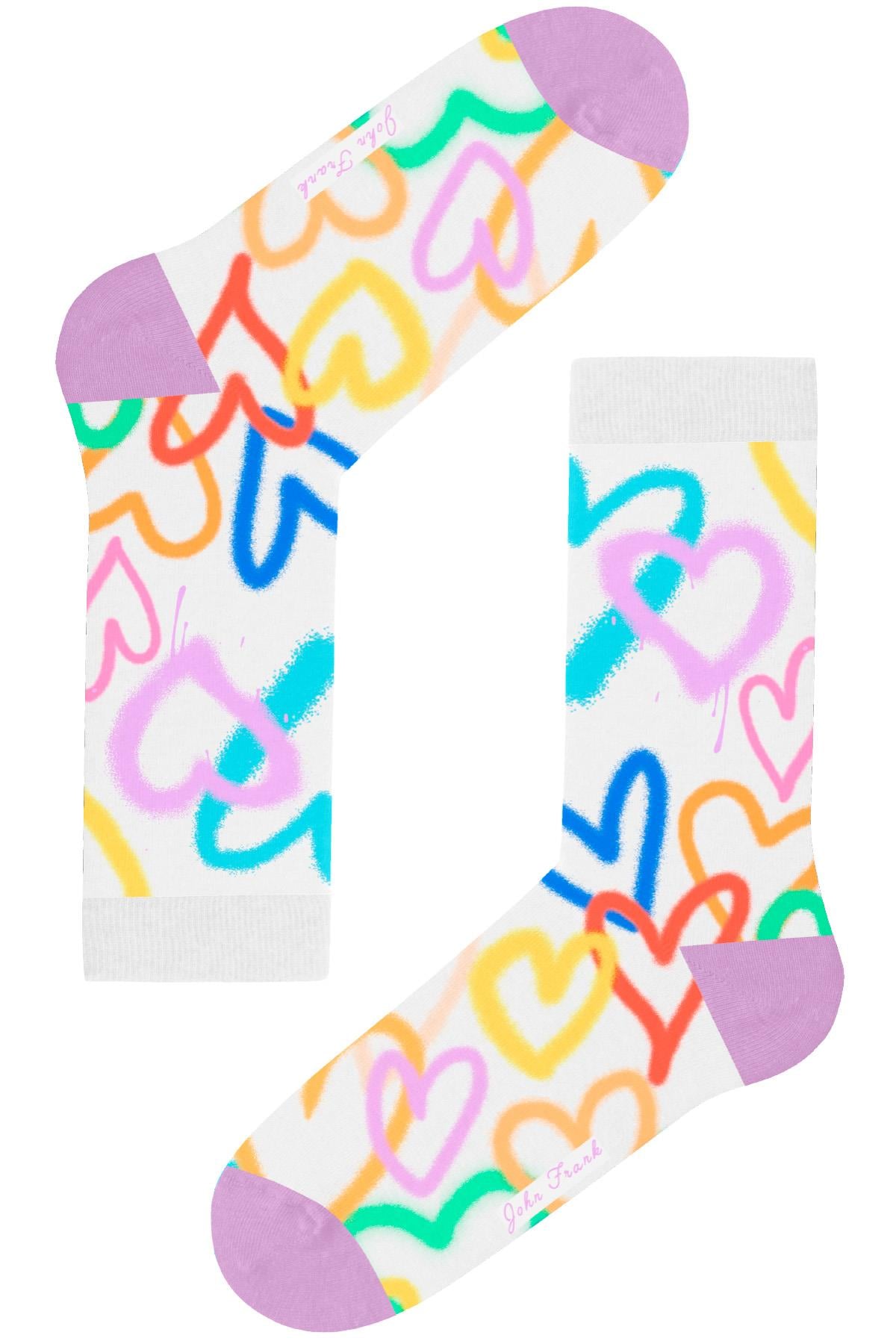 JOHN FRANK WOMEN FUN SOCKS UZUN ÇORAP MULTICOLOR