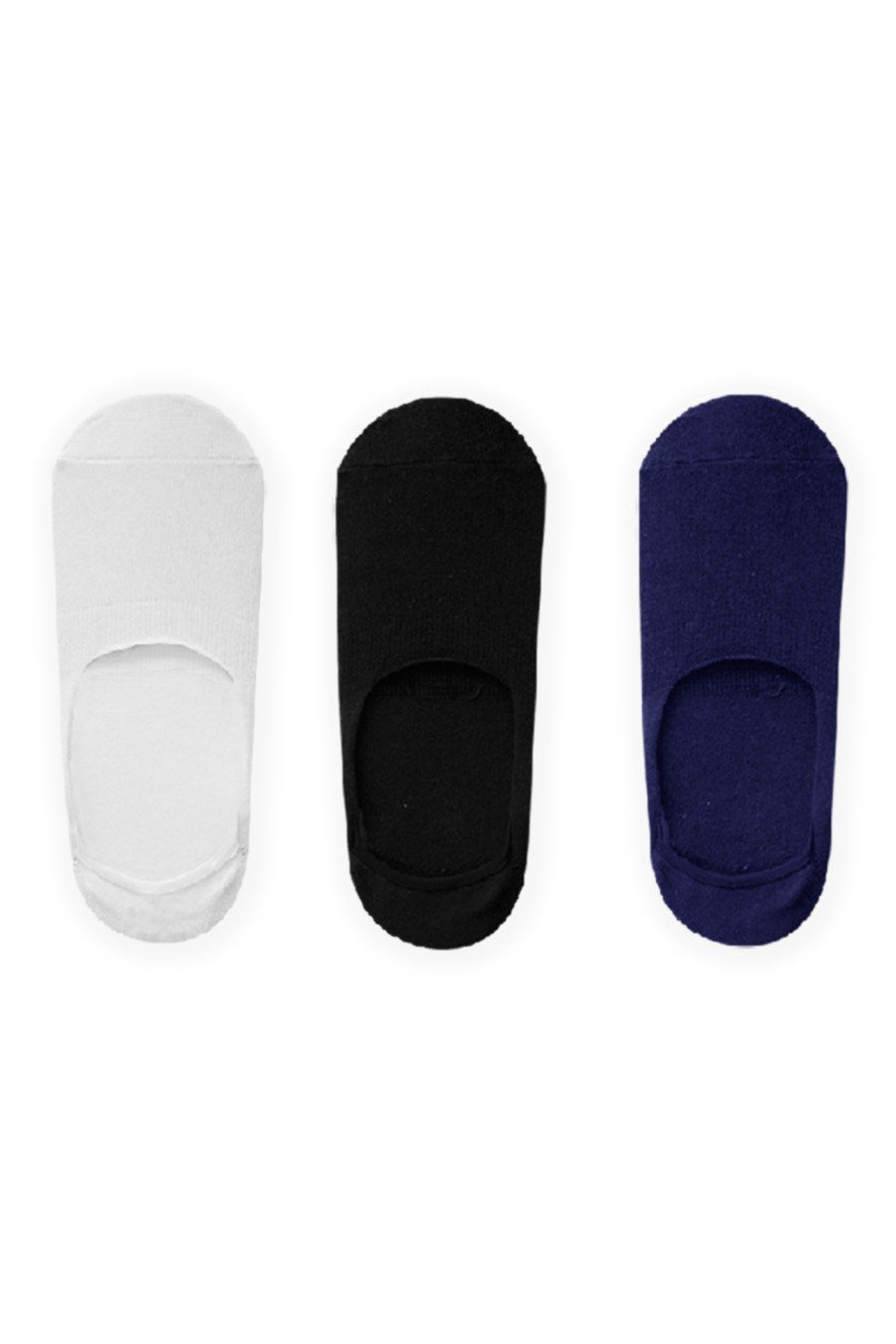 JOHN FRANK WOMEN ÜÇLÜ NO SHOW ÇORAP MULTICOLOR