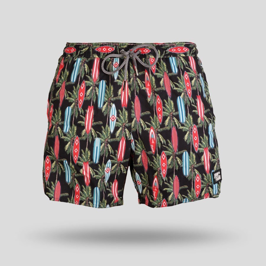 John Frank 17S All Over Erkek Mayo Şort Multıcolor (JFSS17SW20-SURFER)