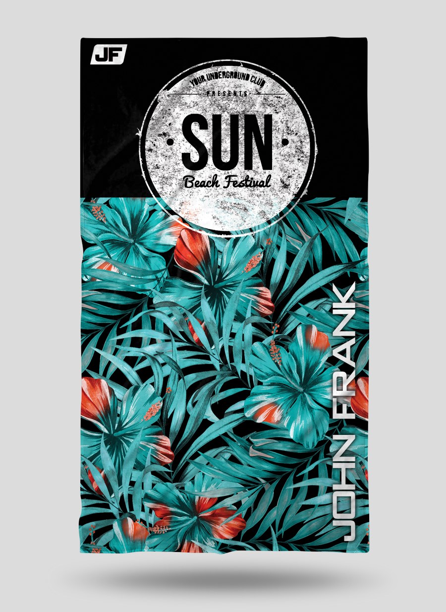 John Frank 17S Plaj Havlusu Multıcolor (JFSS17TW04-SUN GARDEN)