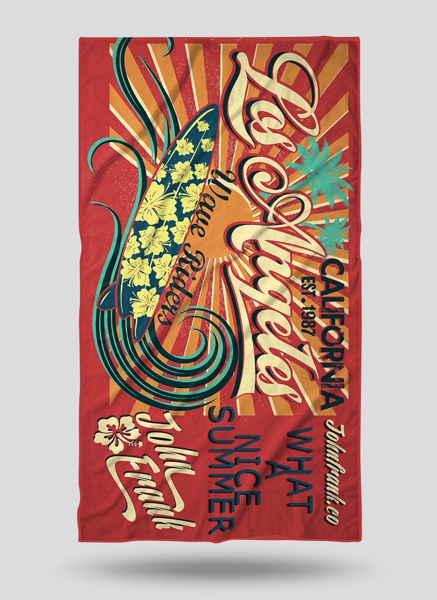 John Frank 18S Plaj Havlusu Multıcolor (JFSS18TW12-CALIFORNIA)