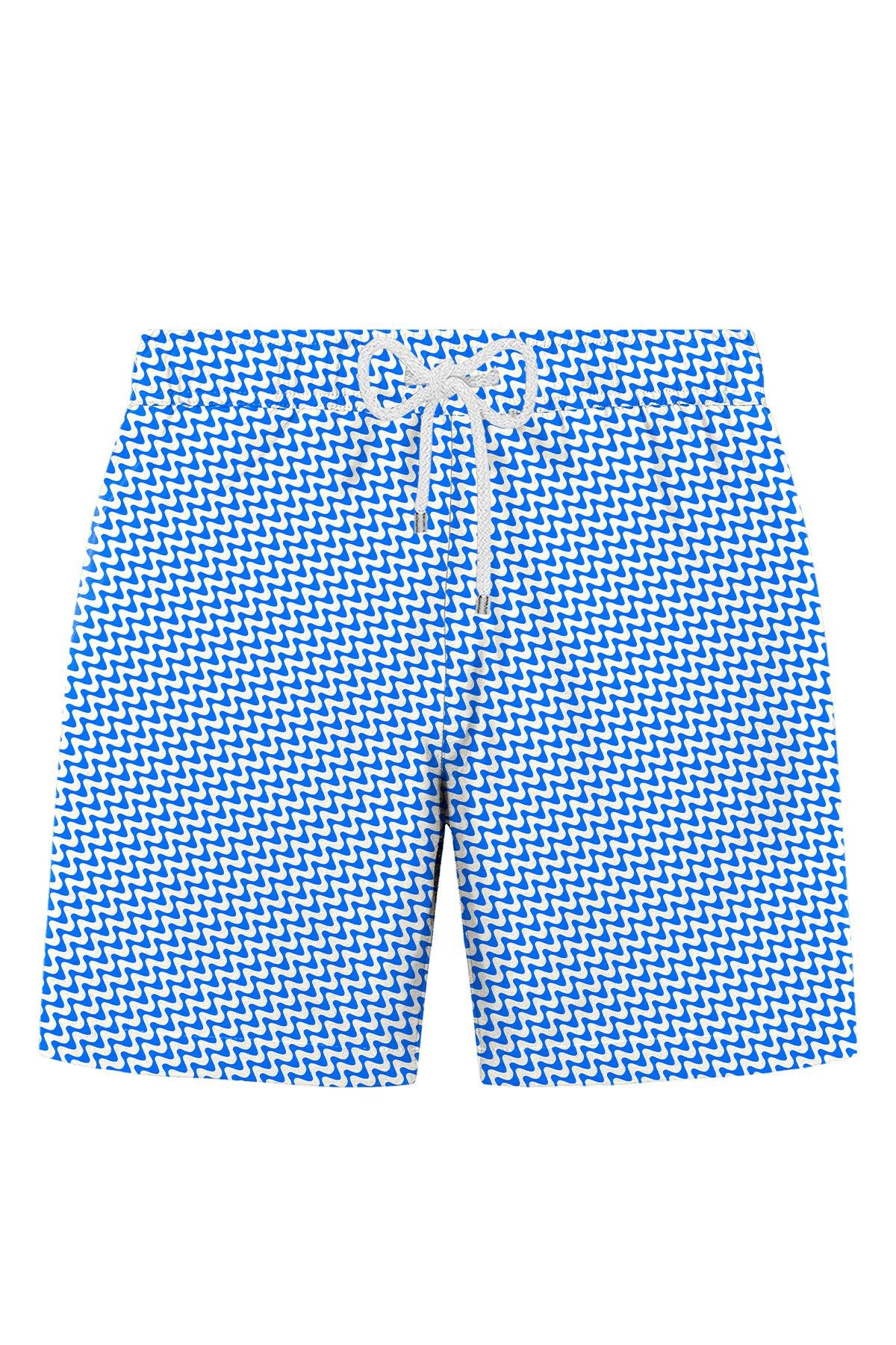 JOHN FRANK ALL OVER MAYO ŞORT GTS MAVİ