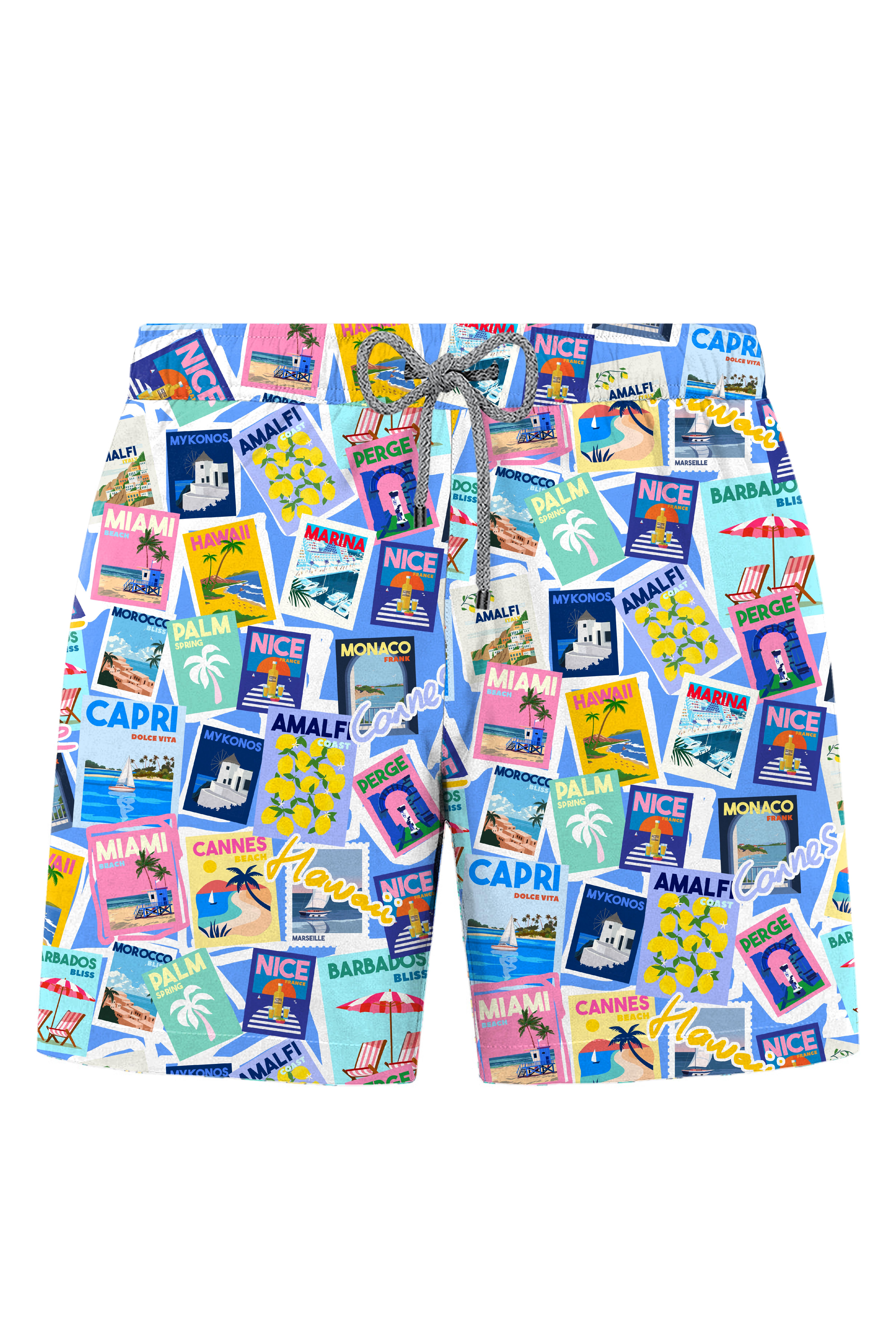 JOHN FRANK ALL OVER MAYO ŞORT GTS MULTICOLOR