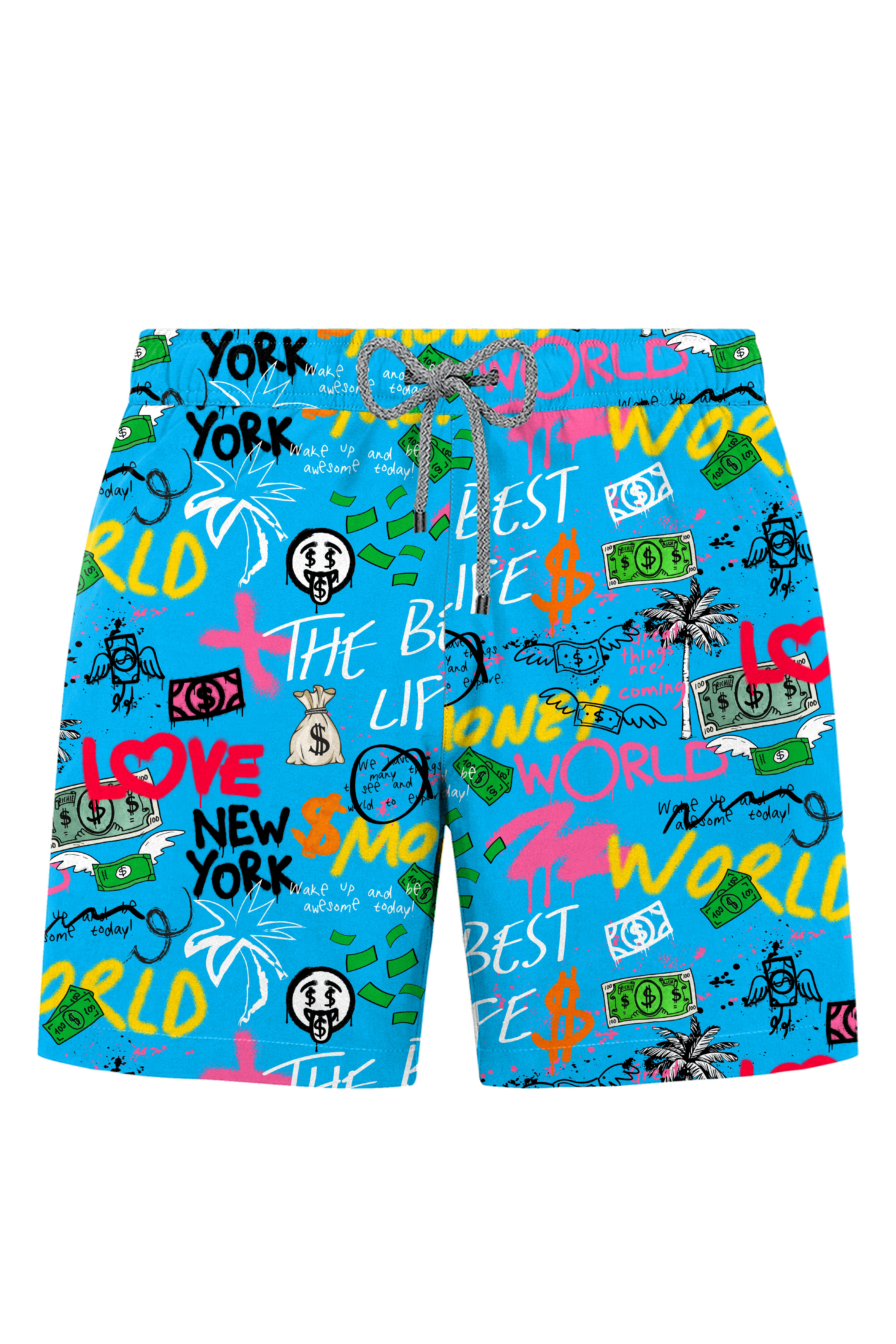 JOHN FRANK ALL OVER MAYO ŞORT GTS MULTICOLOR