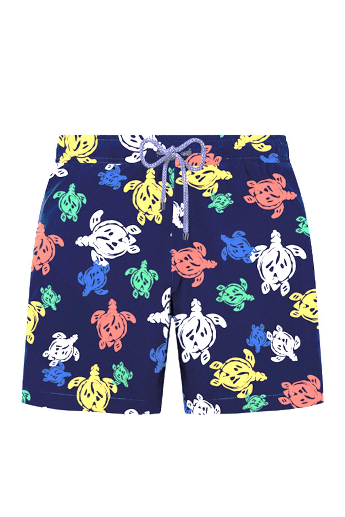 JOHN FRANK ALL OVER MAYO ŞORT LACİVERT