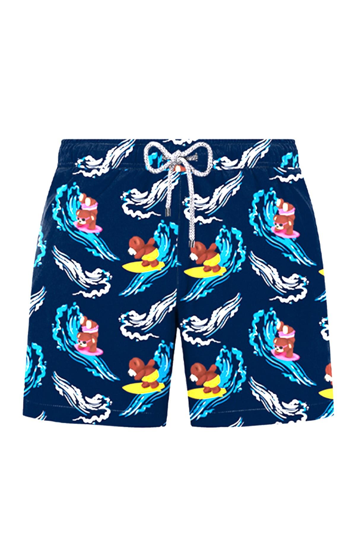 JOHN FRANK ALL OVER MAYO ŞORT MULTICOLOR