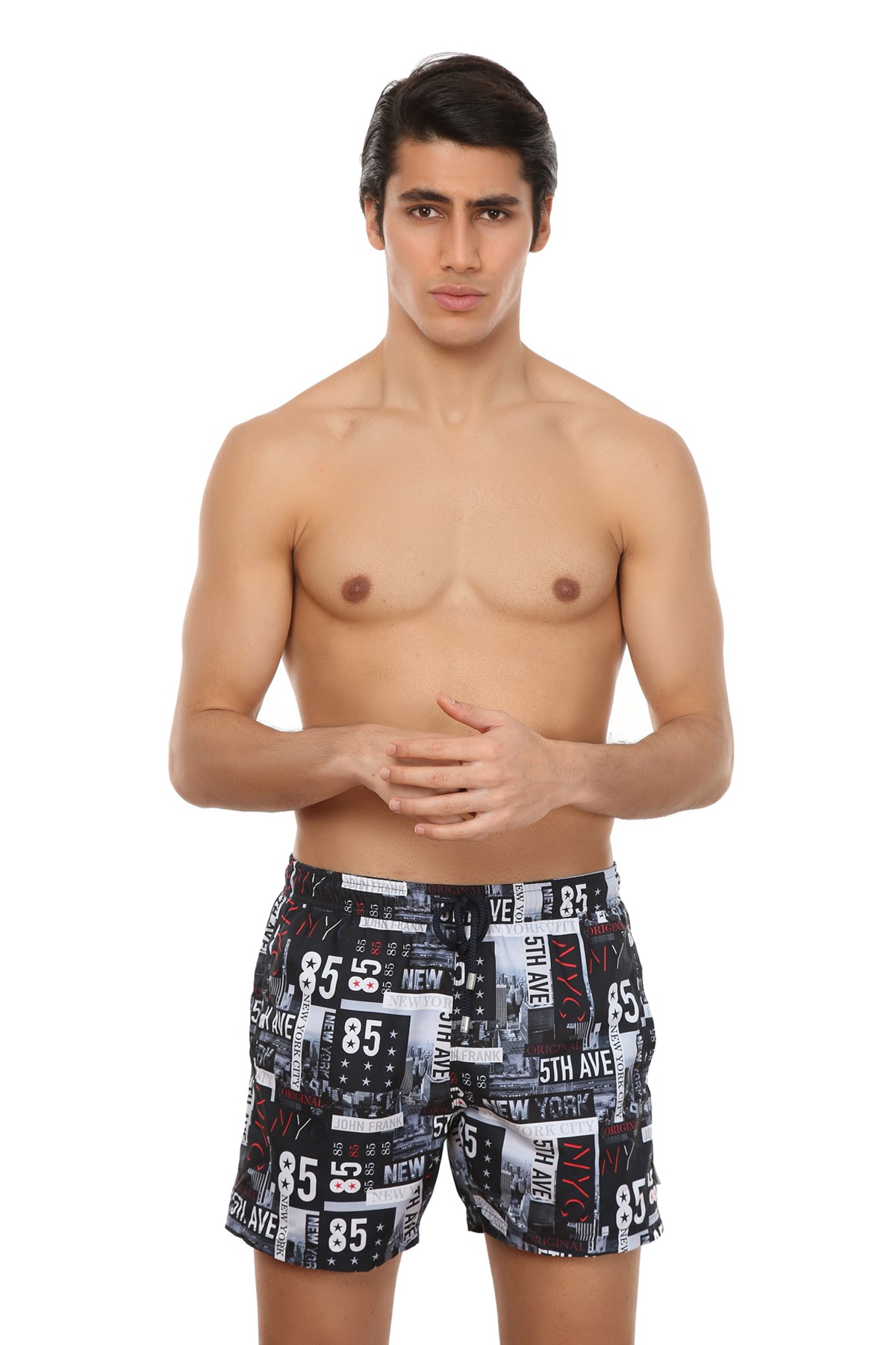 JOHN FRANK ALL OVER MAYO ŞORT MULTICOLOR