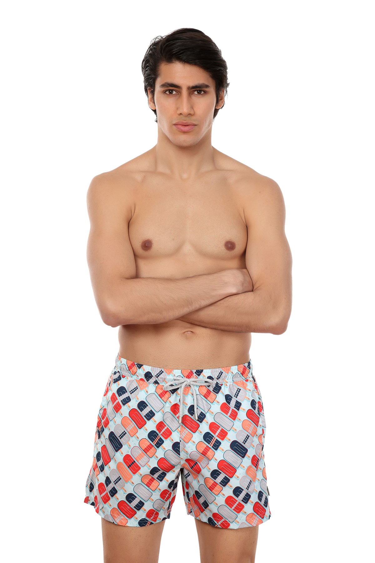 JOHN FRANK ALL OVER MAYO ŞORT MULTICOLOR