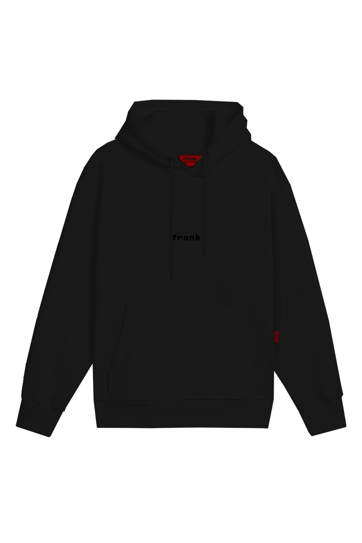 JOHN FRANK BASIC HOODIE SWEATSHIRT SİYAH