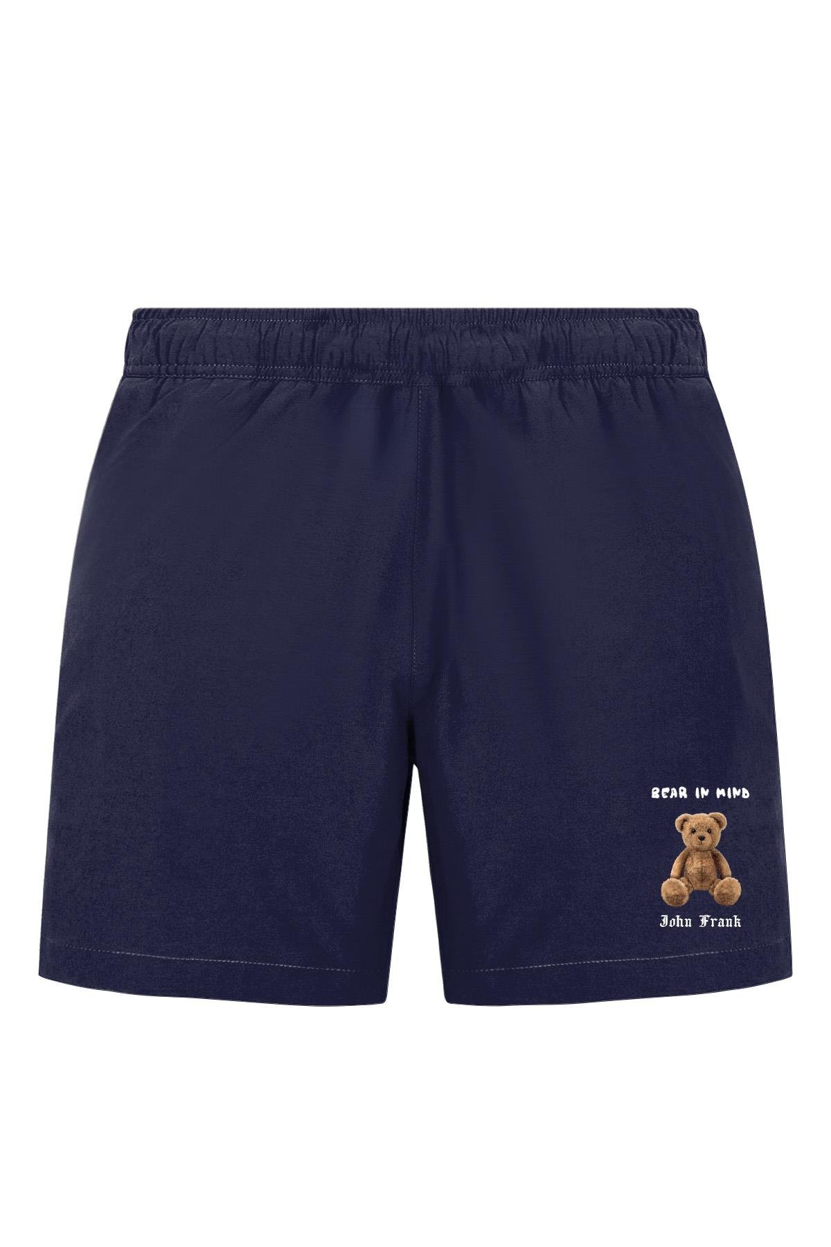 JOHN FRANK BASIC PRINTED SHORT LACİVERT