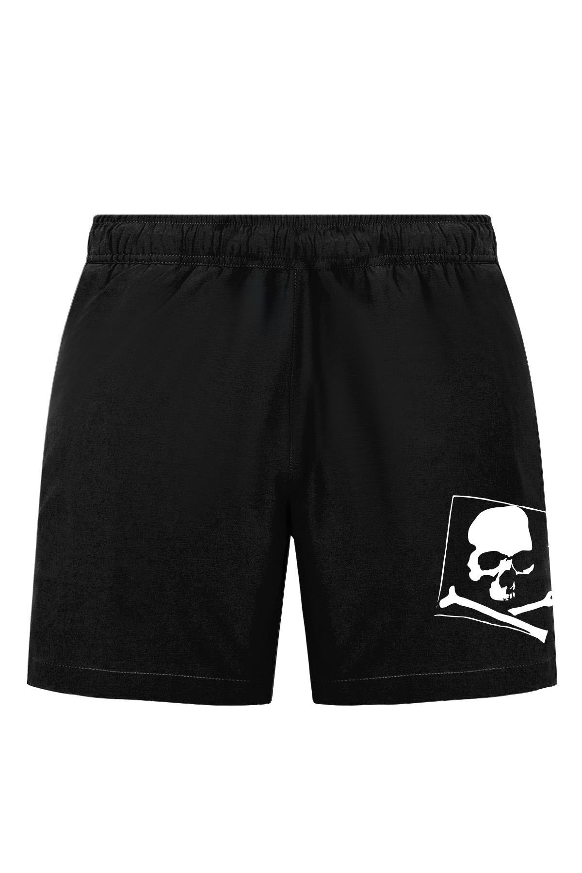 JOHN FRANK BASIC PRINTED SHORT SİYAH