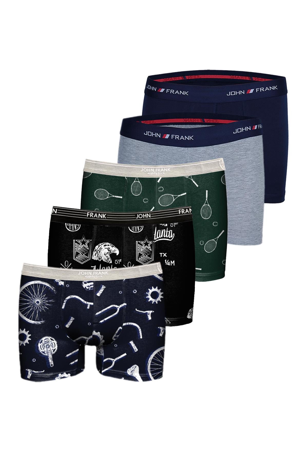 JOHN FRANK BEŞLİ MIX BOXER