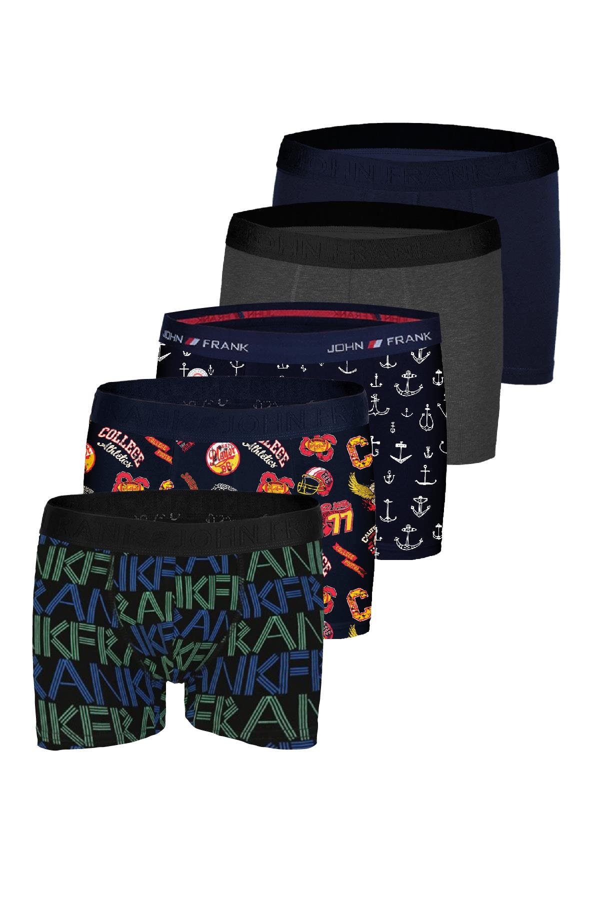 JOHN FRANK BEŞLİ MIX BOXER