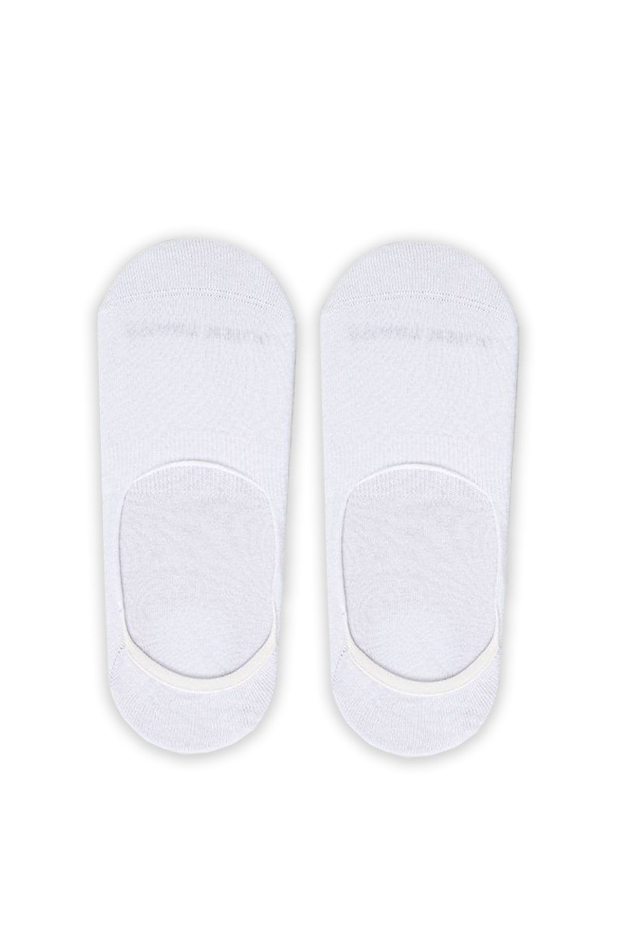 John Frank Beyaz No Show Çorap