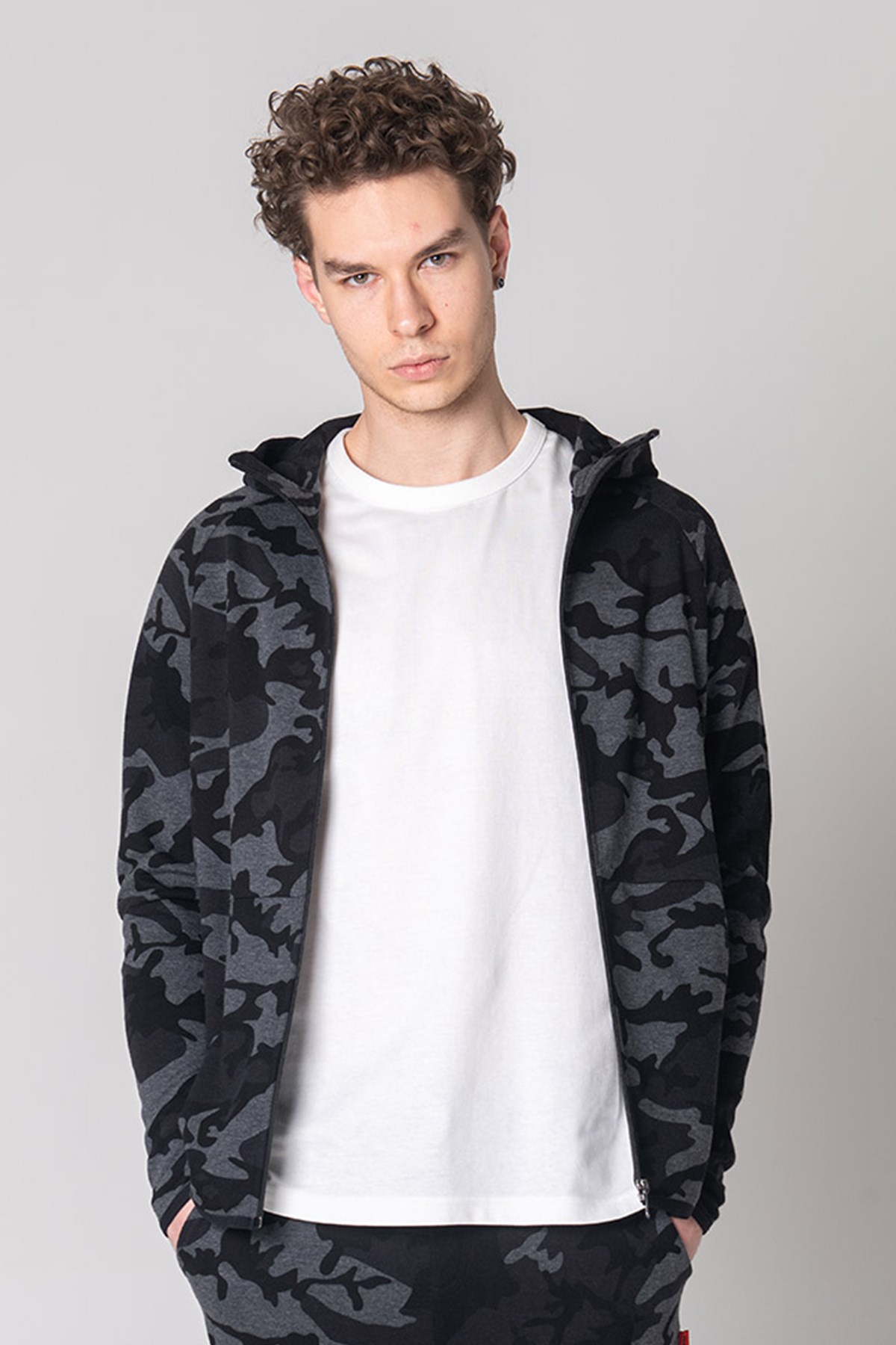 JOHN FRANK IDENTITY SWEATSHIRT SİYAH