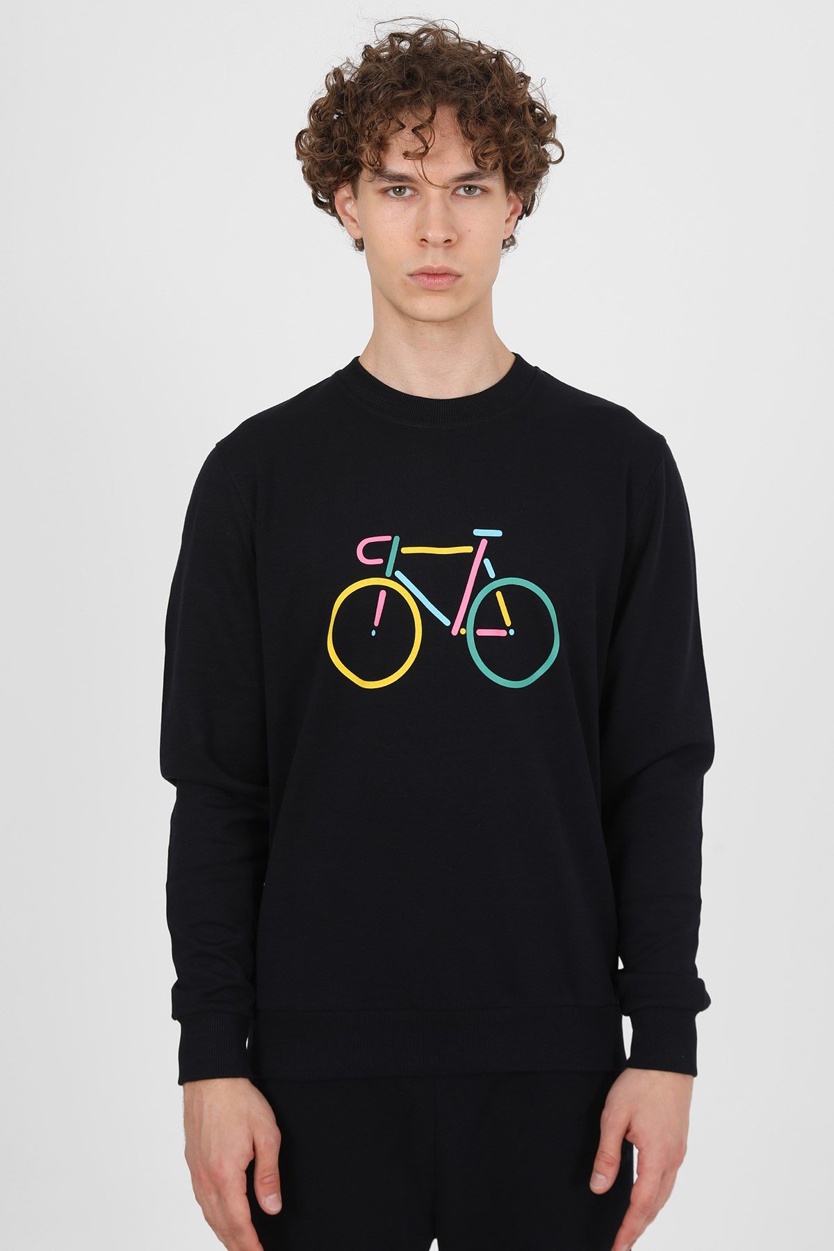 JOHN FRANK COOL SWEATSHIRT LACİVERT