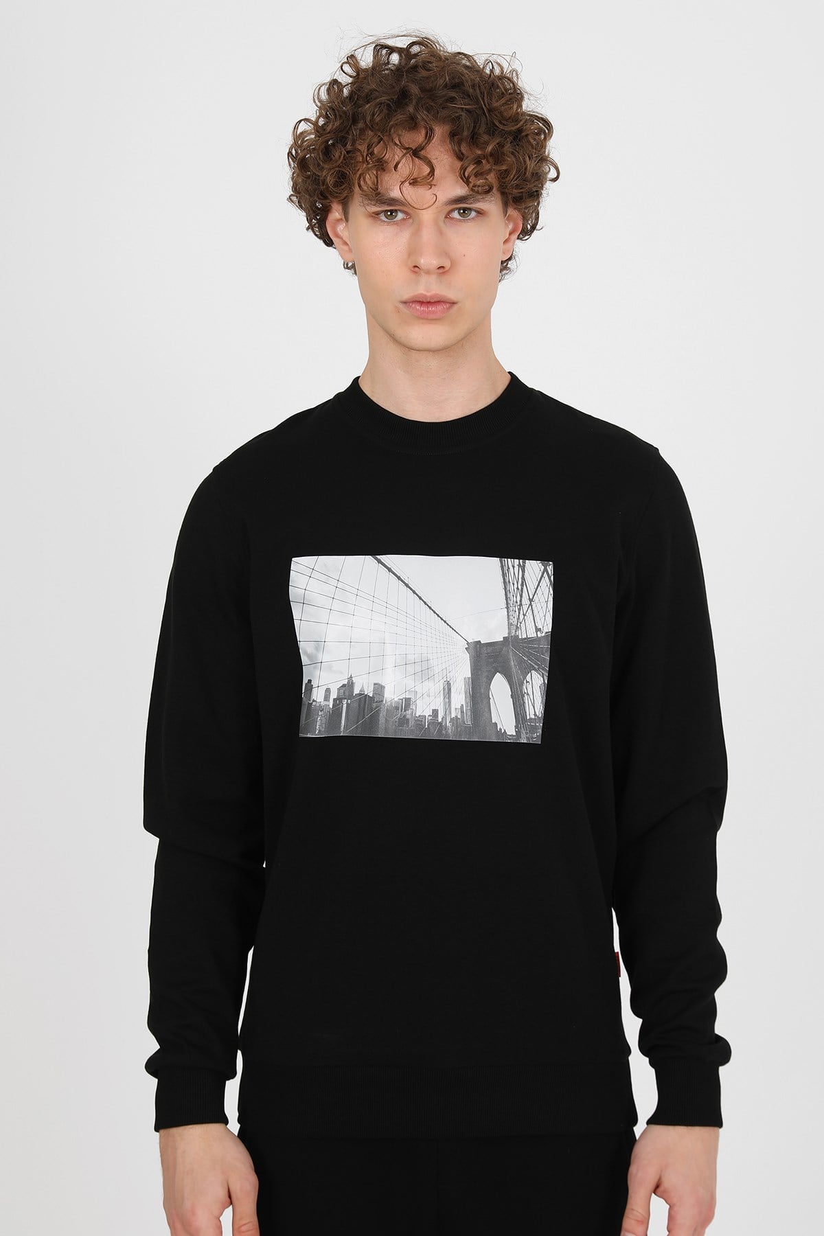 JOHN FRANK COOL SWEATSHIRT SİYAH