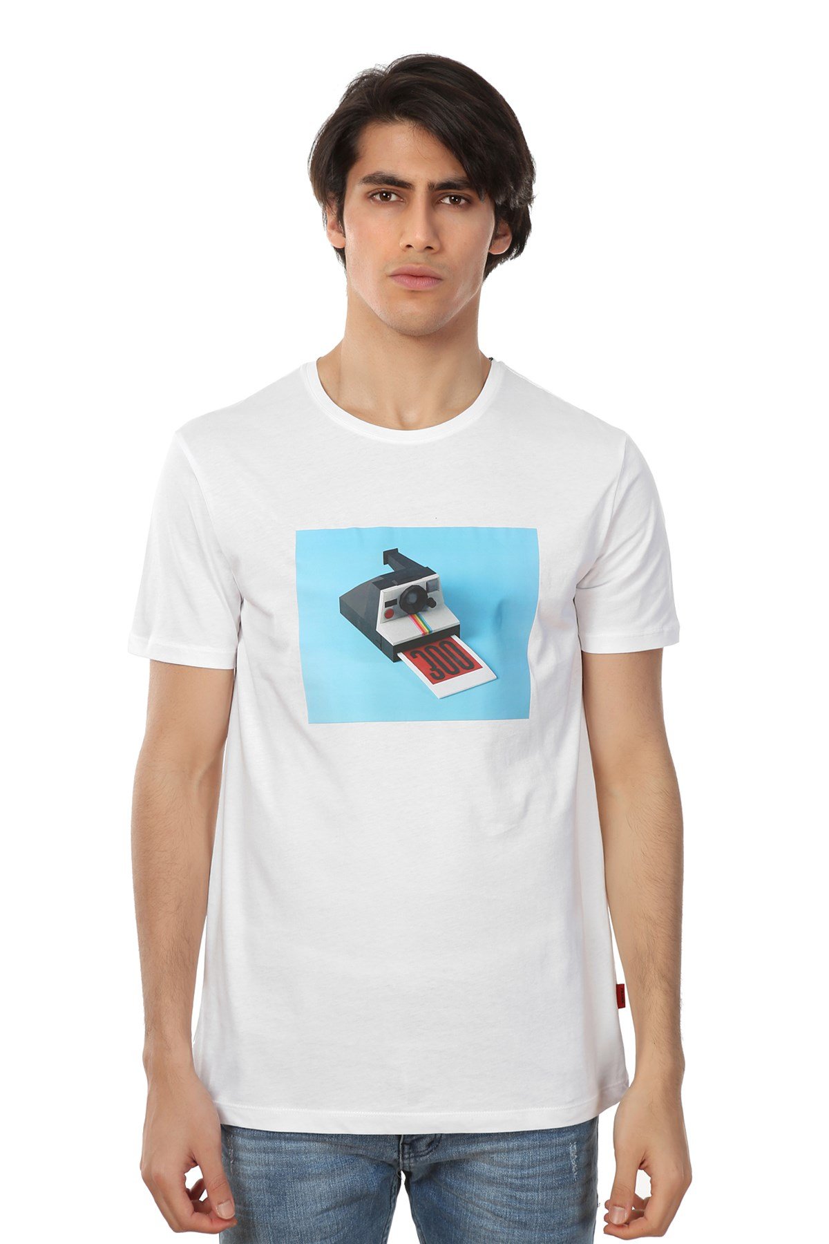 JOHN FRANK BASKILI COOL T-SHIRT BEYAZ