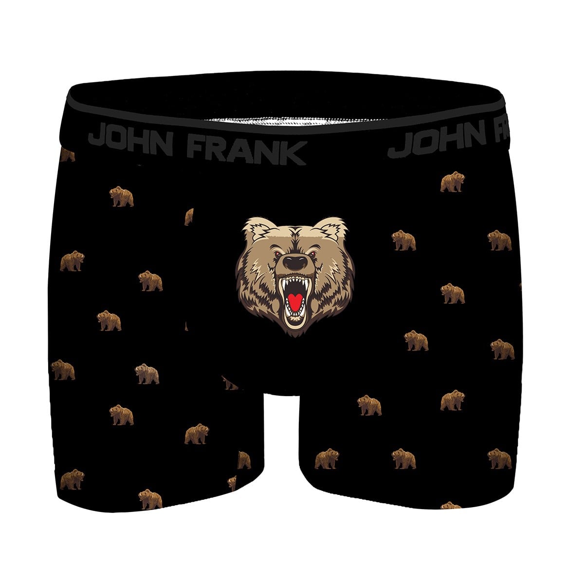 JOHN FRANK DIGITAL WORLD FRONT PRINTED BOXER MULTICOLOR