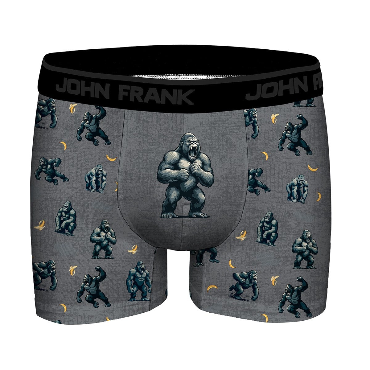 JOHN FRANK DIGITAL WORLD FRONT PRINTED BOXER MULTICOLOR
