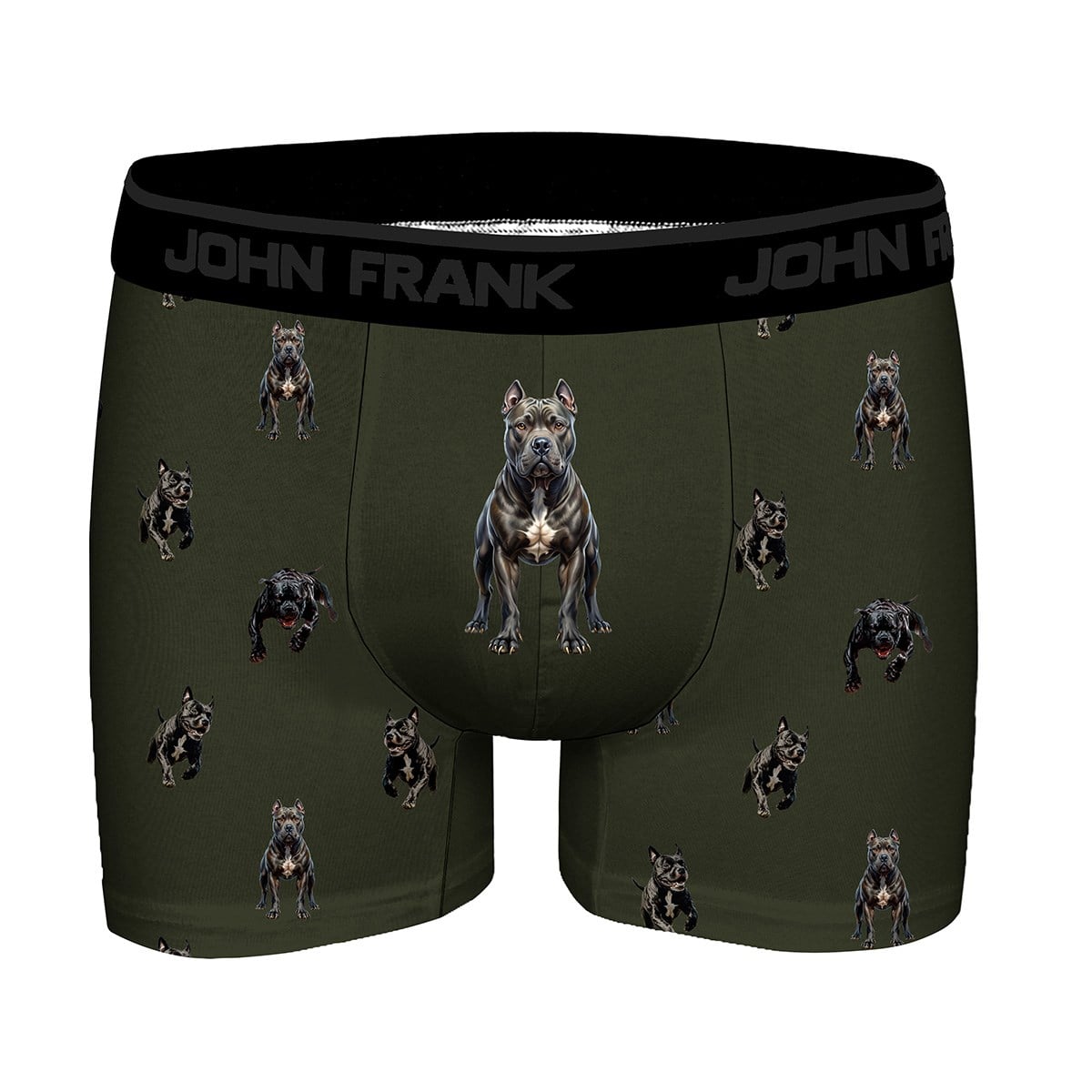 JOHN FRANK DIGITAL WORLD FRONT PRINTED BOXER MULTICOLOR