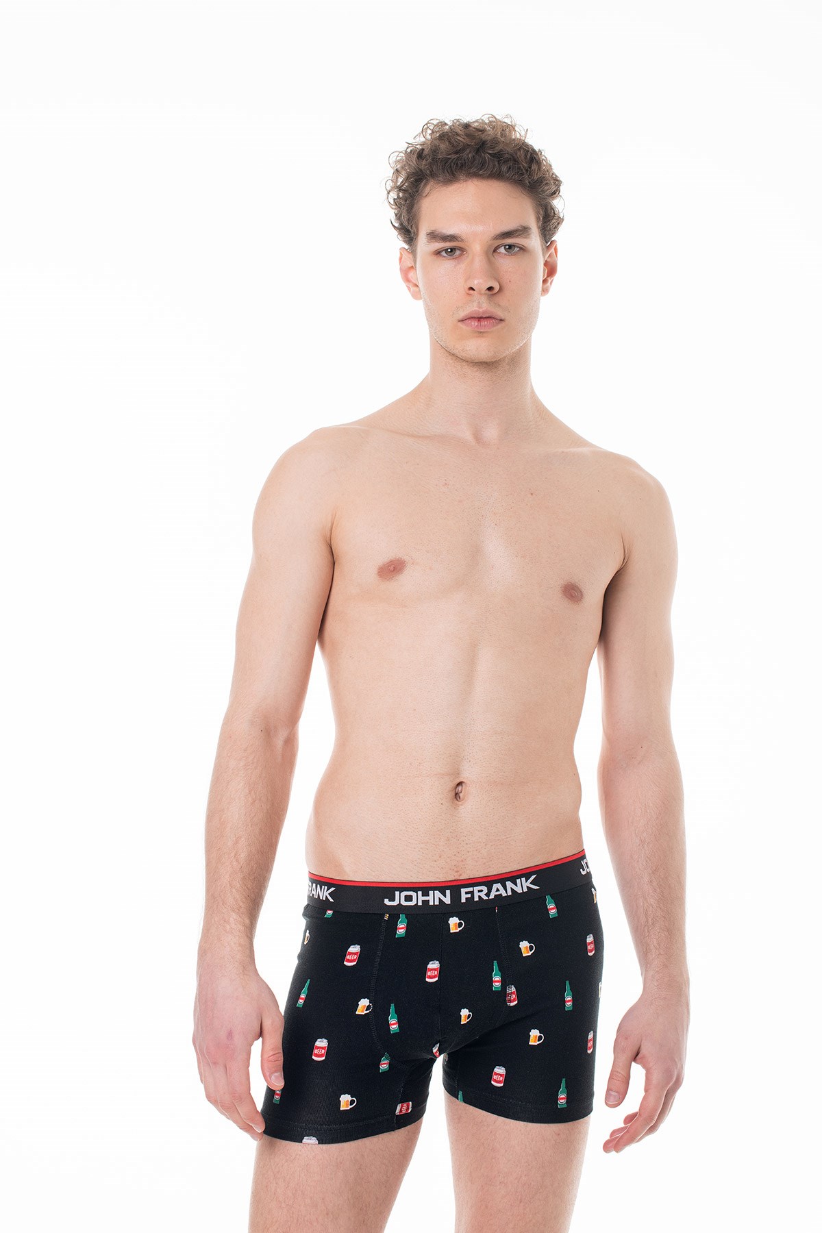 JOHN FRANK DİJİTAL BASKILI BOXER MULTICOLOR