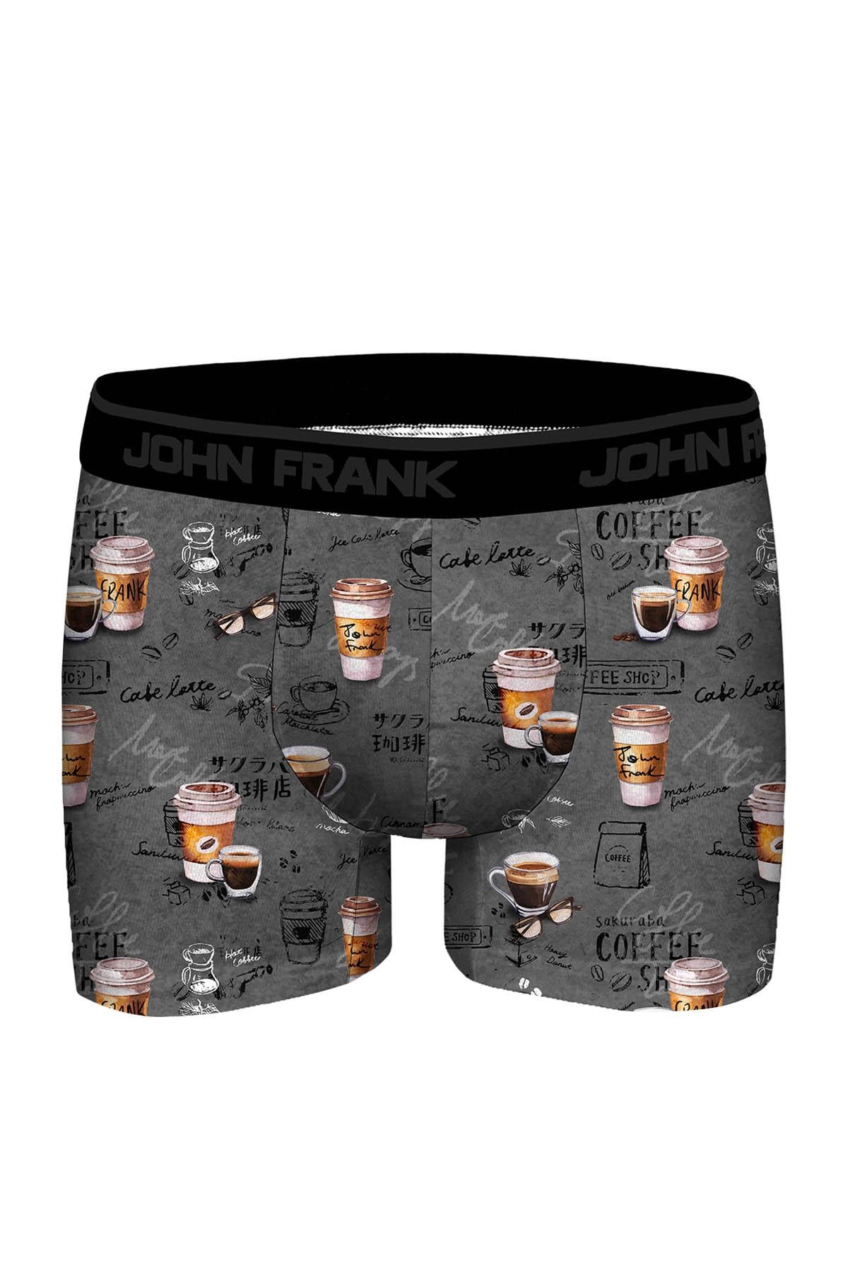 JOHN FRANK DİJİTAL BASKILI BOXER MULTICOLOR