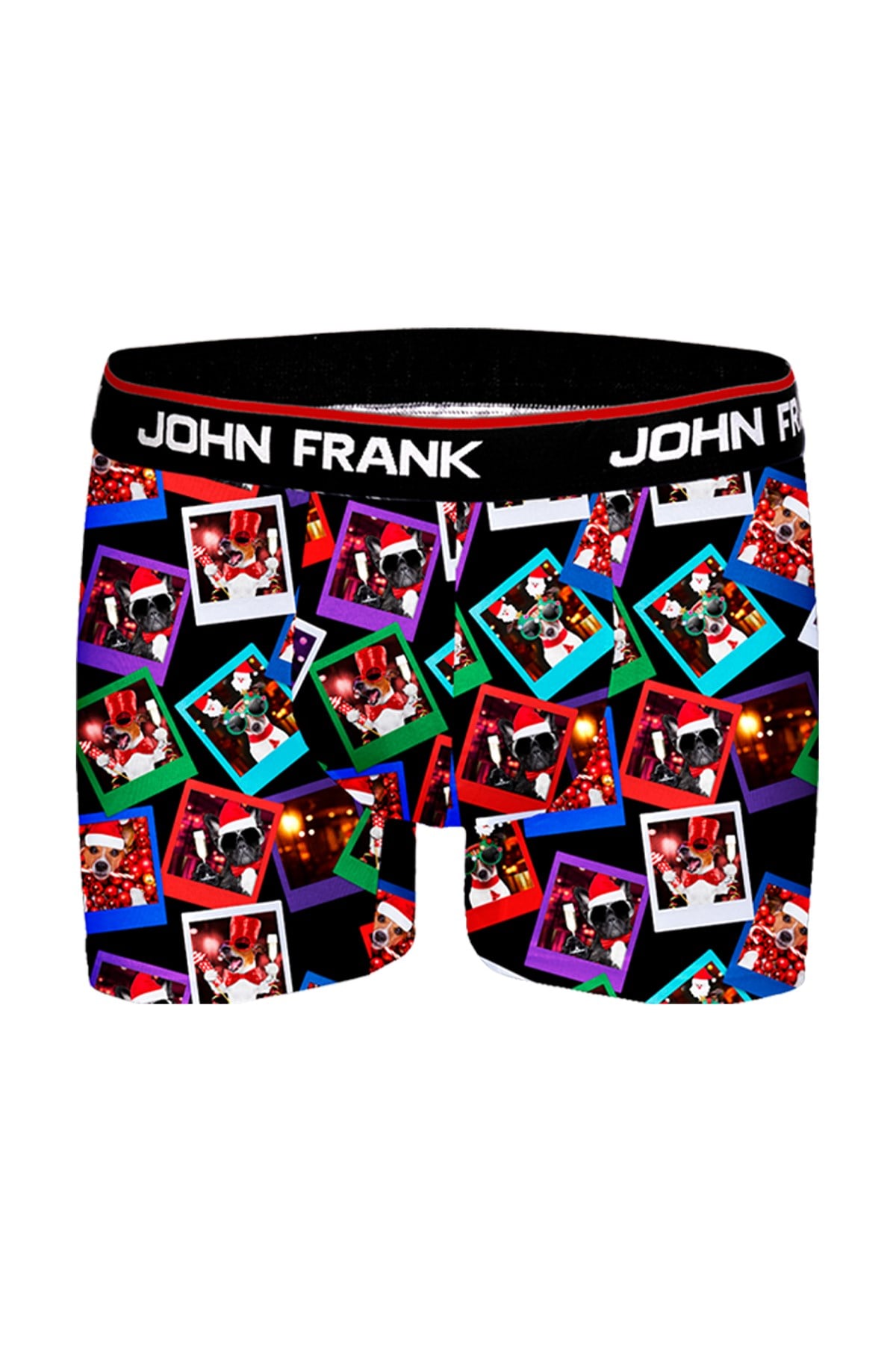 JOHN FRANK DİJİTAL BASKILI BOXER MULTICOLOR