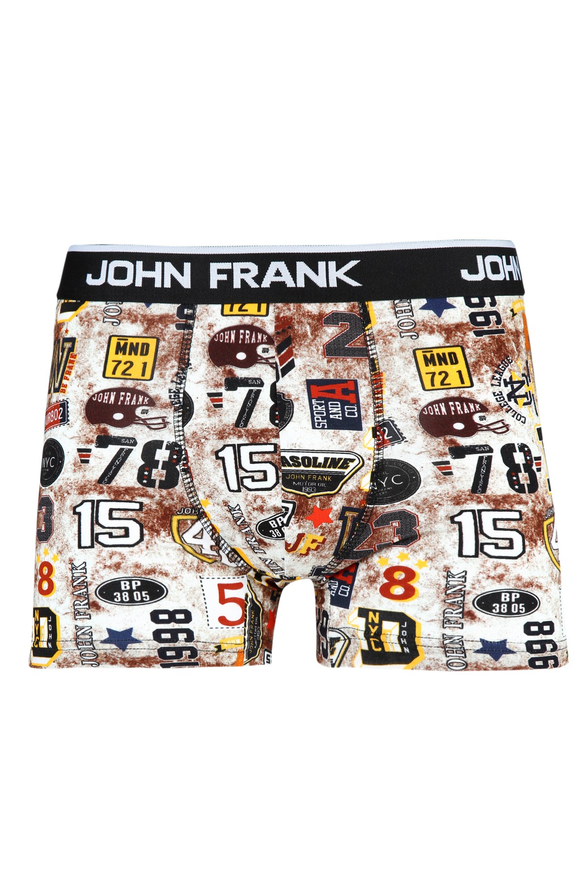 JOHN FRANK DİJİTAL BASKILI BOXER MULTICOLOR